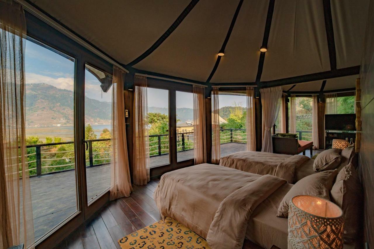 The Pavilions Himalayas Lake View 博卡拉 外观 照片